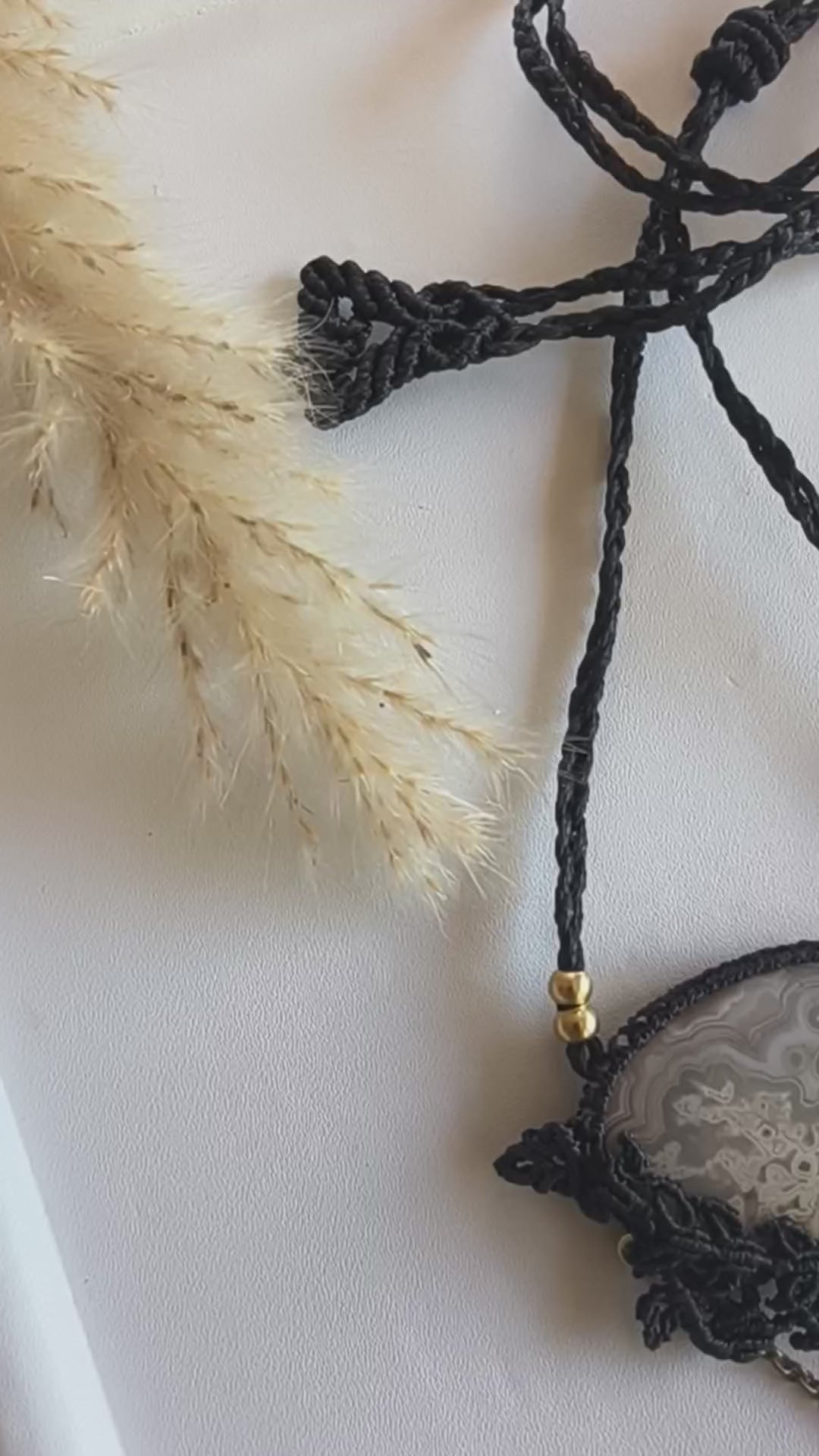 Gaia Crazy Lace Agate Locket