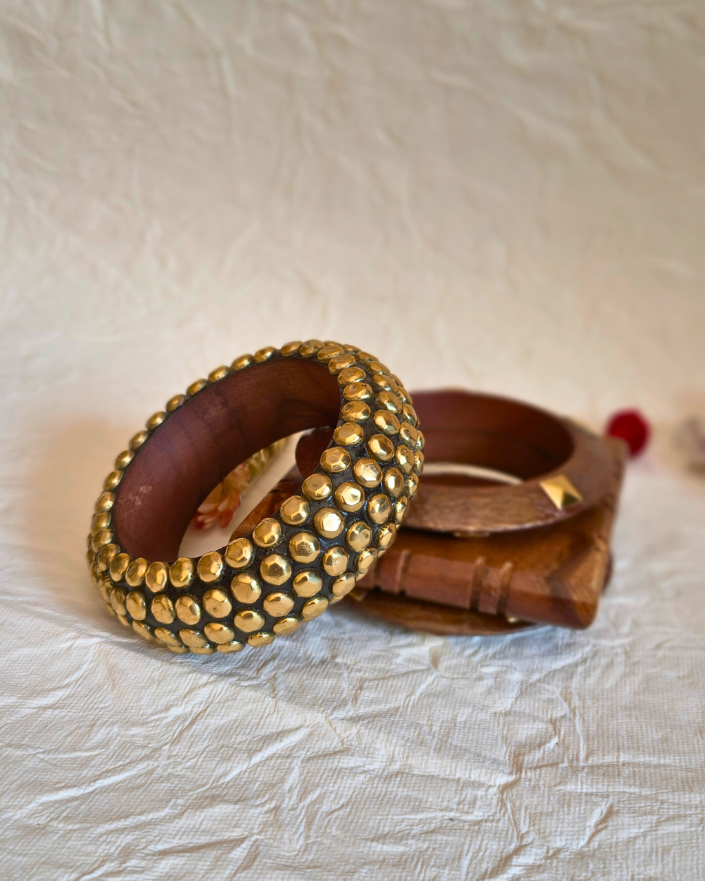 Earth Muse Wooden Bangle Set