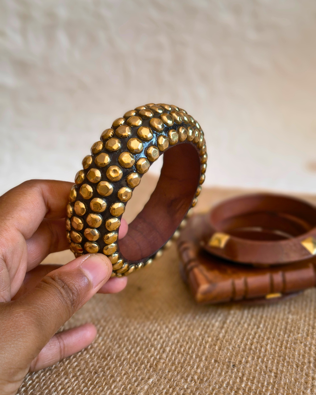 Earth Muse Wooden Bangle Set