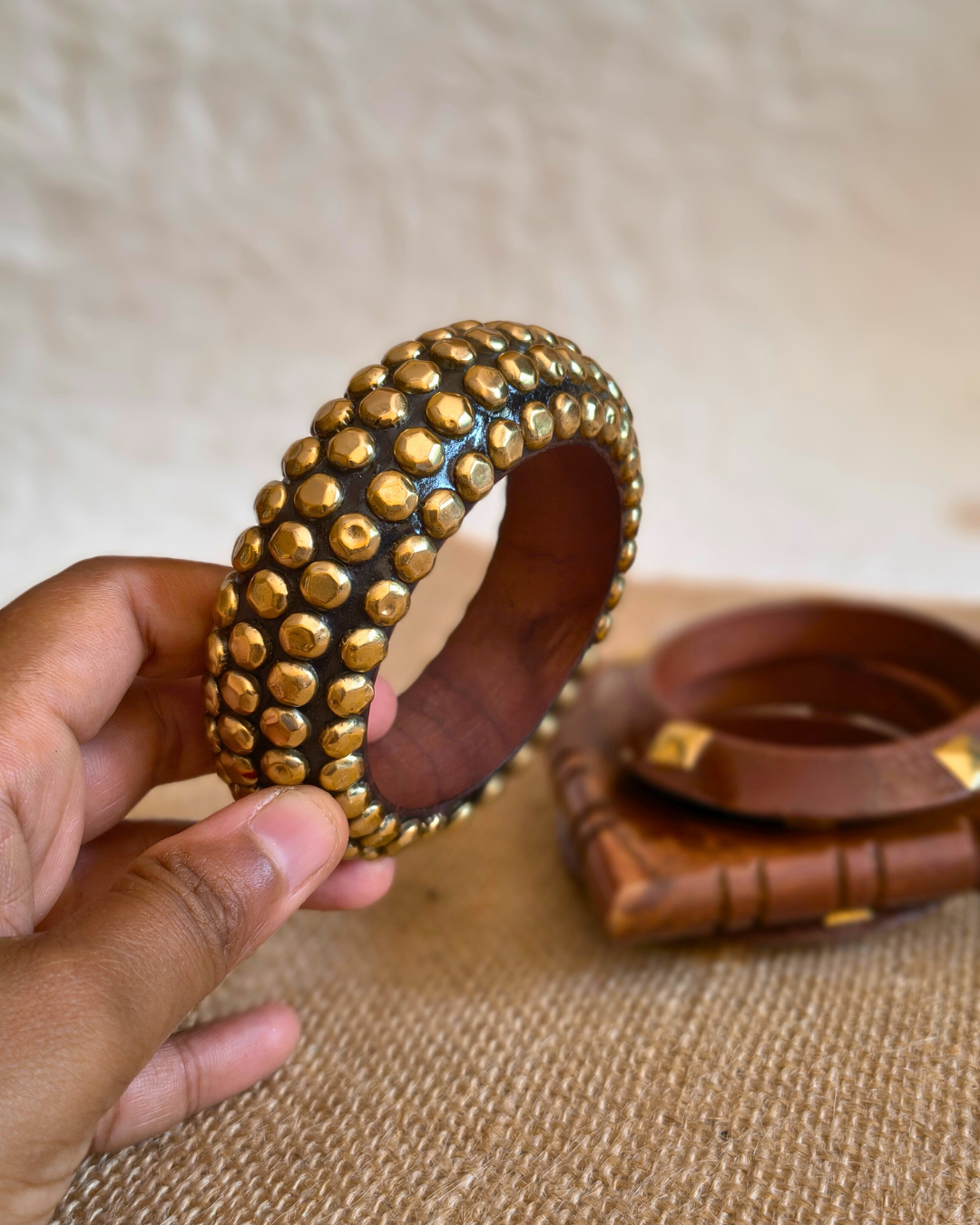 Earth Muse Wooden Bangle Set