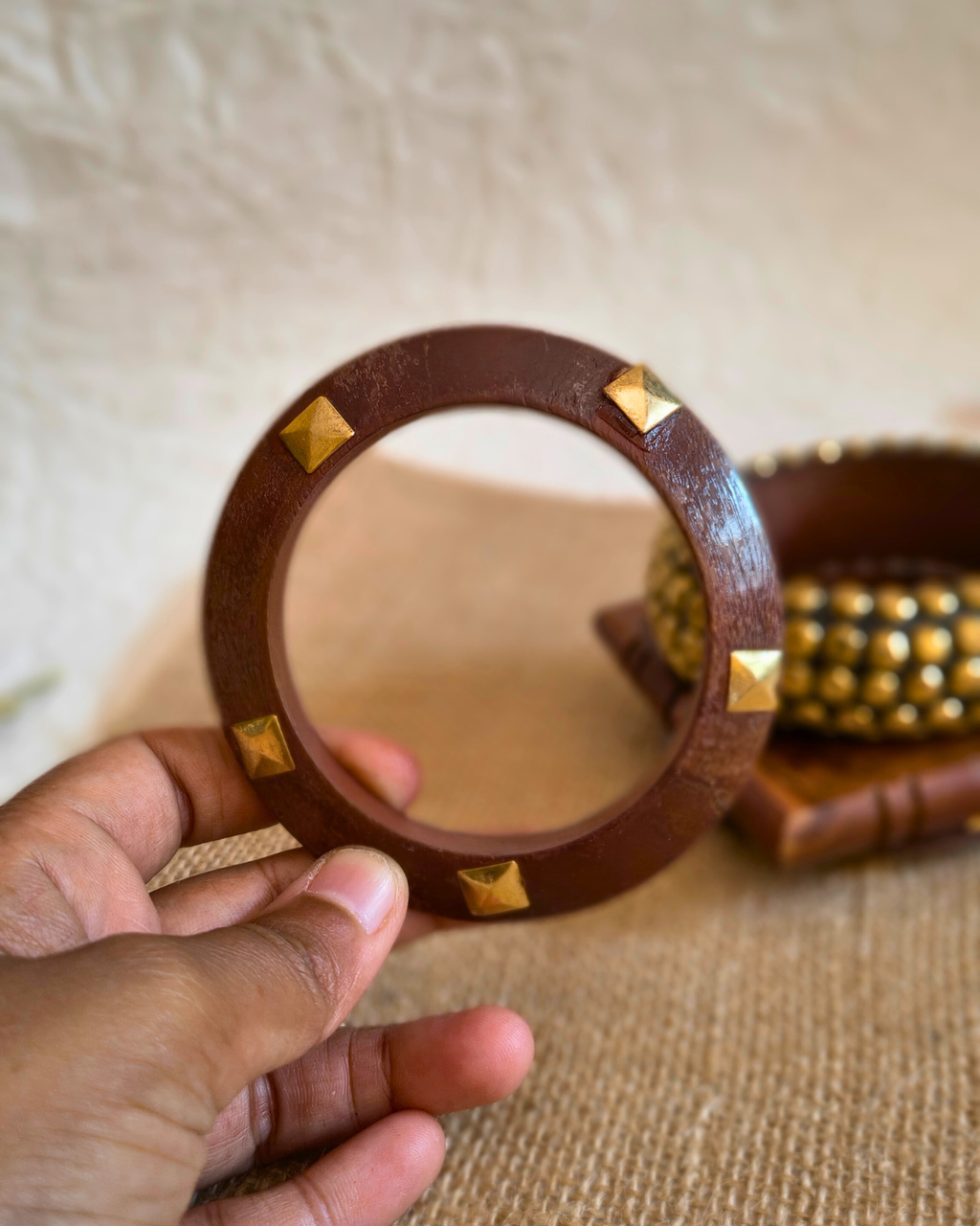 Earth Muse Wooden Bangle Set