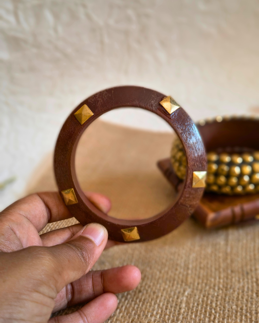 Earth Muse Wooden Bangle Set