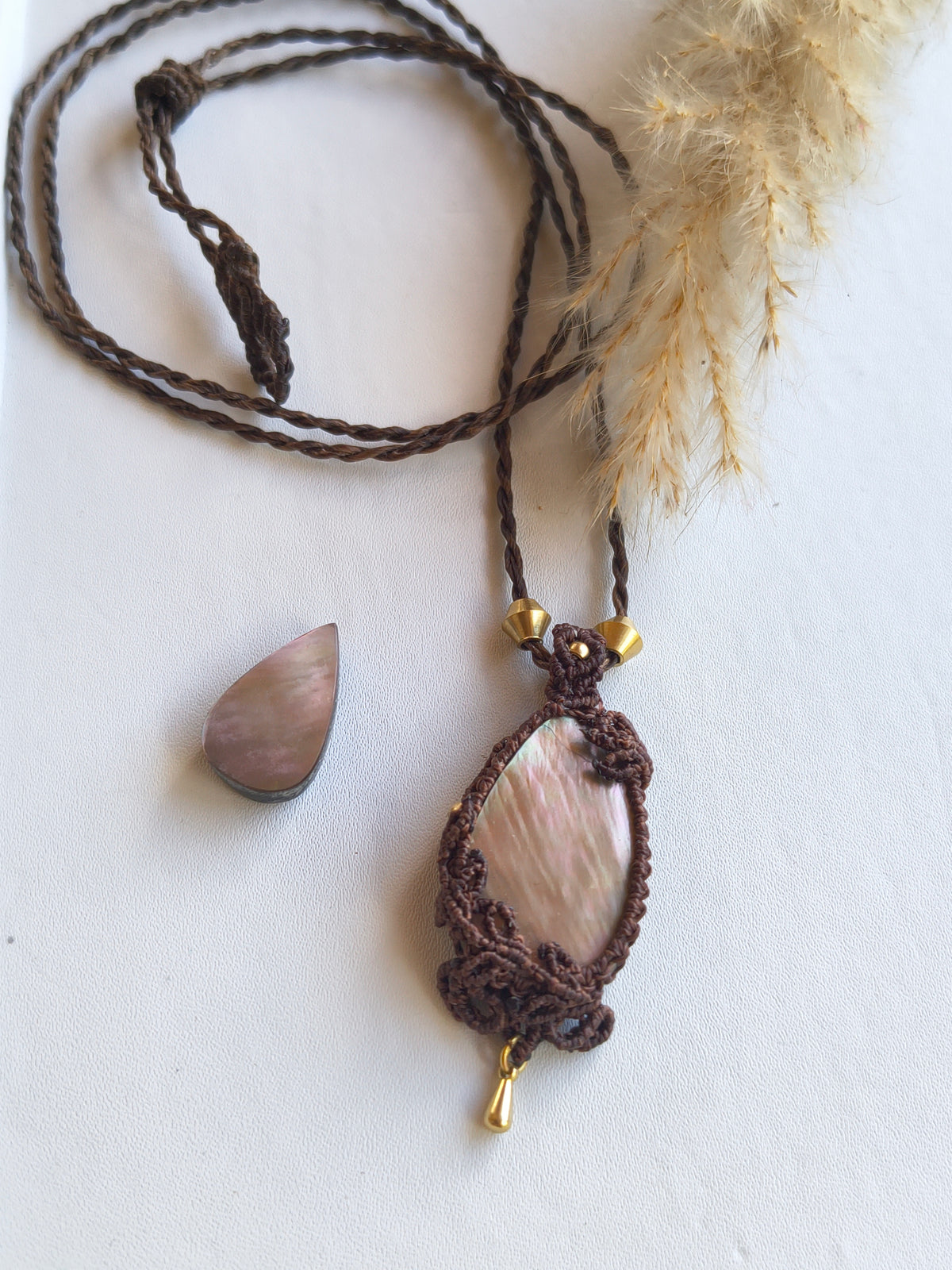 Asphodel Mother of Pearl Drop Pendant